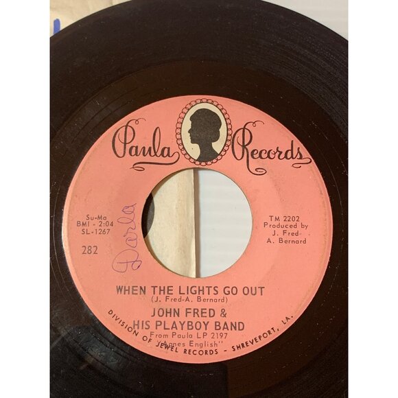 Vintage 45 RPM Vinyl Record John Fred & His Playboy Band Paula Records - Picture 2 of 6